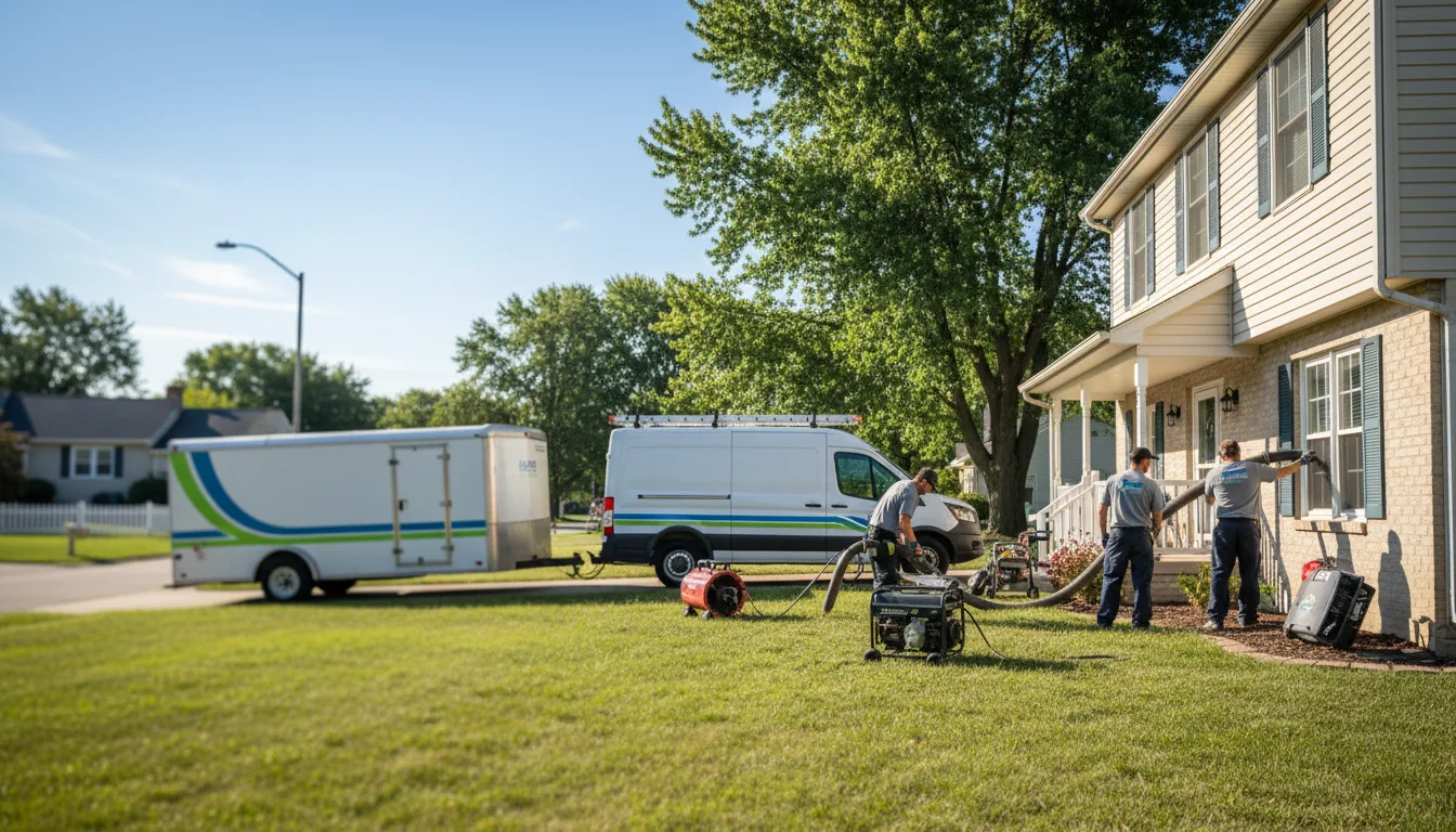 Flooded Basement Restoration And Cleanup With Repair in Polk, OH near me